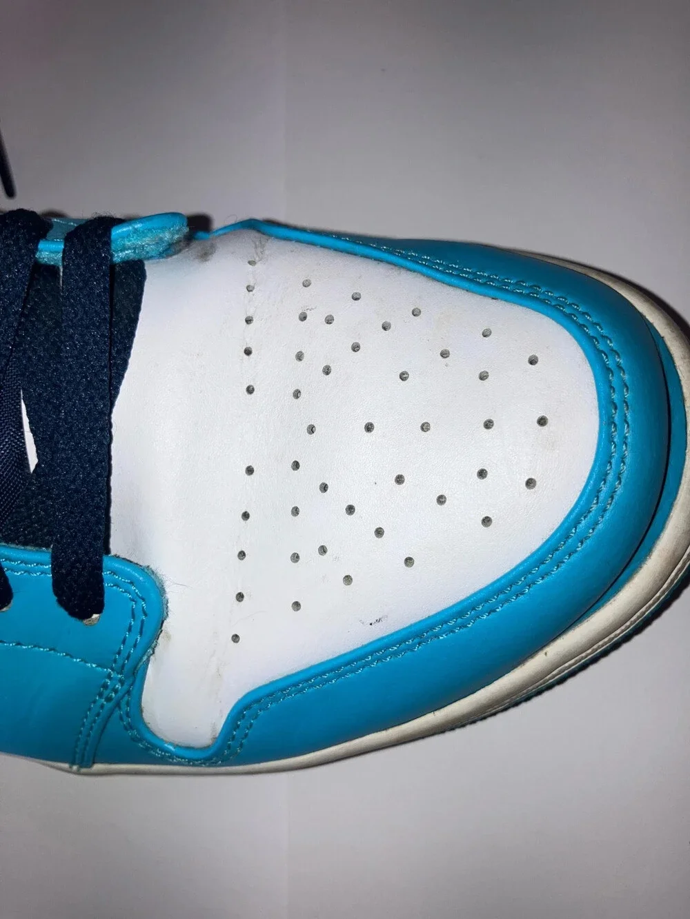 Sz 11.5 Air Jordan 1 Low “UNC” 6/10 Cond in Box with goat tag + reciept